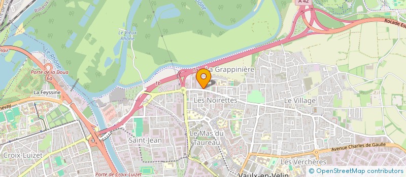 localisation de l'entreprise MONSIEUR GYUNAY OSMAN  VAULX-EN-VELIN