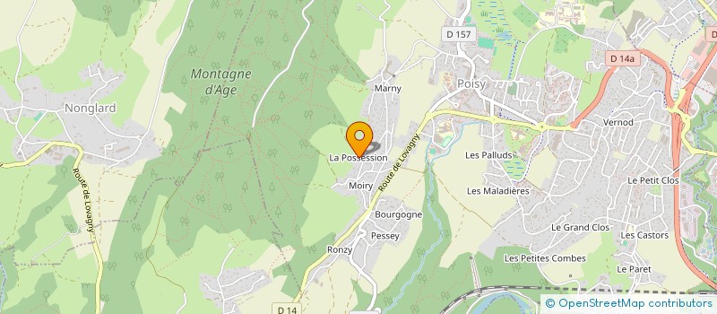 localisation de l'entreprise MONSIEUR GZIM AGUSHI à EPAGNY METZ-TESSY