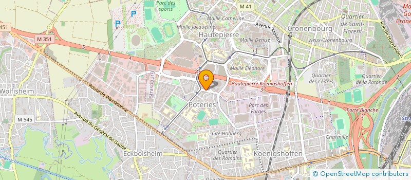 localisation de l'entreprise MONSIEUR H'AHMET ACAR à STRASBOURG
