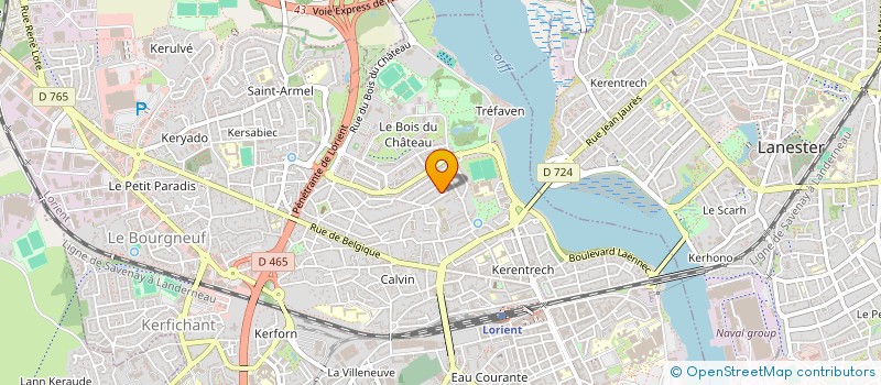 localisation de l'entreprise MONSIEUR HABDELHAFID TAMOUM à LORIENT