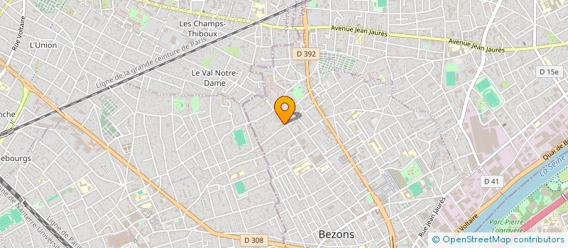 localisation de l'entreprise MONSIEUR HABIB ABOU-BEKR  BEZONS