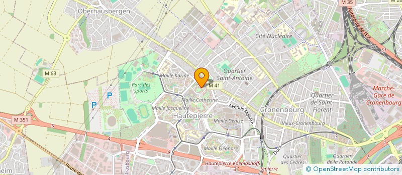 localisation de l'entreprise MONSIEUR HABIB ABOUDIHAJ à STRASBOURG