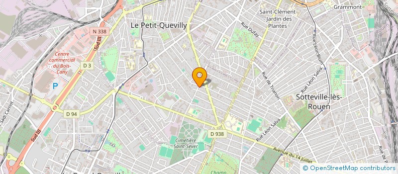 localisation de l'entreprise MONSIEUR HABIB AHMADZAI  LE PETIT-QUEVILLY