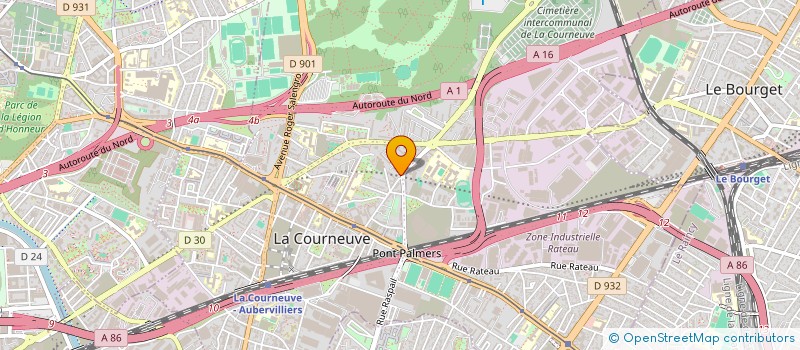 localisation de l'entreprise MONSIEUR HABIB AIFAOUI à LA COURNEUVE