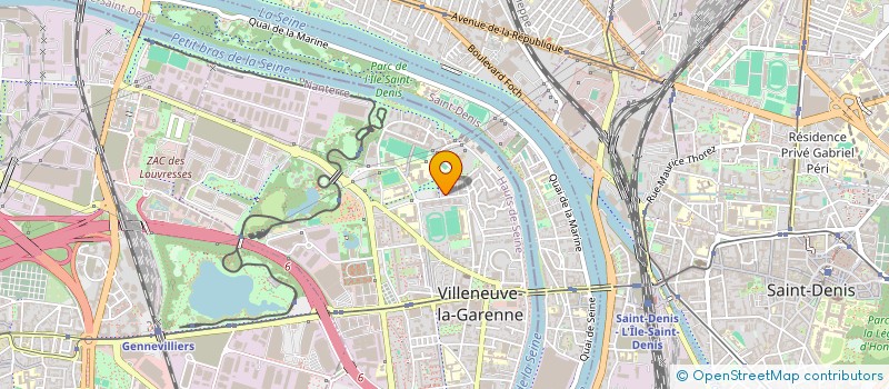 localisation de l'entreprise MONSIEUR HABIB AIT AZZA  VILLENEUVE-LA-GARENNE