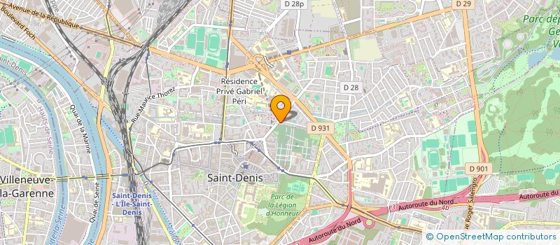 localisation de l'entreprise MONSIEUR HABIB ALLOUACHE à SAINT-DENIS