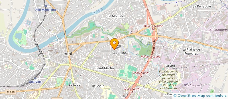 localisation de l'entreprise MONSIEUR HABIB AMBAREK à ALBI