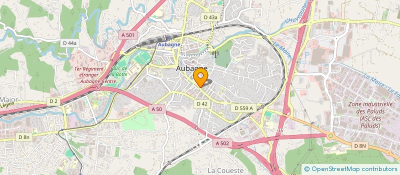 localisation de l'entreprise MONSIEUR HABIB AROUM à AUBAGNE