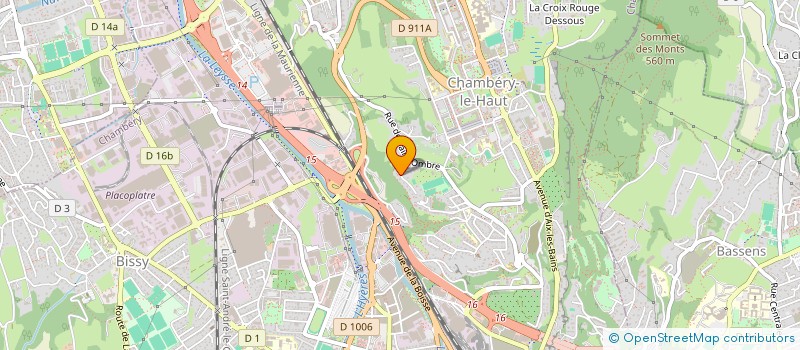 localisation de l'entreprise MONSIEUR HABIB BAABAA  CHAMBERY