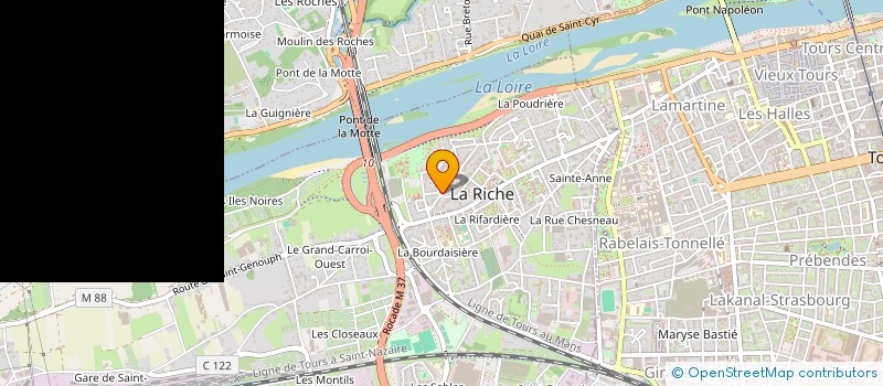 localisation de l'entreprise MONSIEUR HABIB BECHIKH  LA RICHE