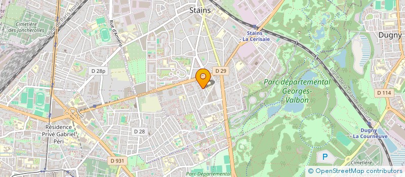 localisation de l'entreprise MONSIEUR HABIB BEDDAR à STAINS