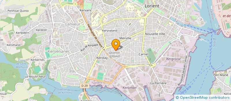 localisation de l'entreprise MONSIEUR HABIB BELACEL  LORIENT