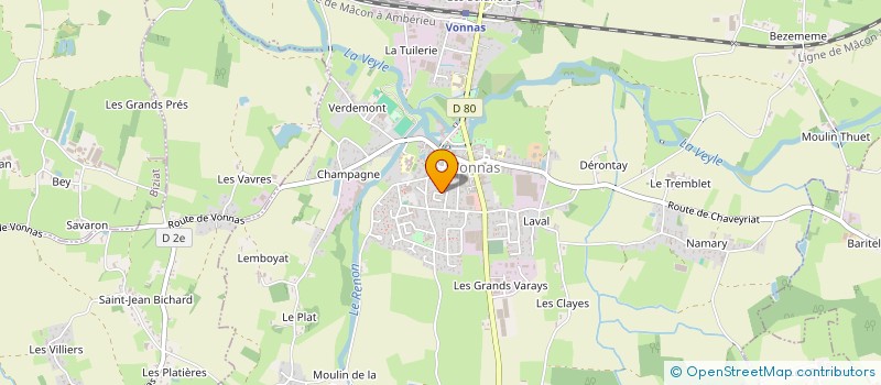 localisation de l'entreprise MONSIEUR HABIB BELAIDOUNI  VONNAS