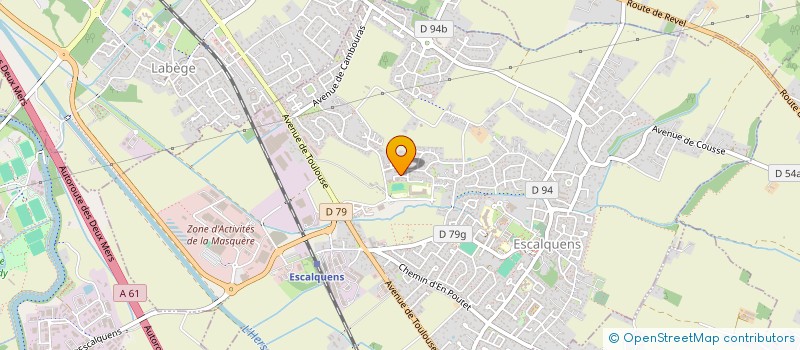 localisation de l'entreprise MONSIEUR HABIB BELARBI  ESCALQUENS