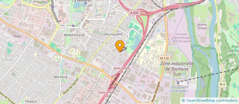 localisation de l'entreprise MONSIEUR HABIB BELARBI  TOULOUSE