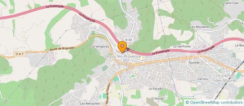 localisation de l'entreprise MONSIEUR HABIB BEN ZAIBI  LE LUC