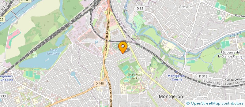 localisation de l'entreprise MONSIEUR HABIB BENABDELOUED  MONTGERON