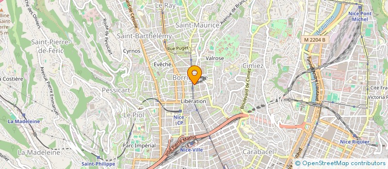 localisation de l'entreprise MONSIEUR HABIB BENLEBNA  NICE