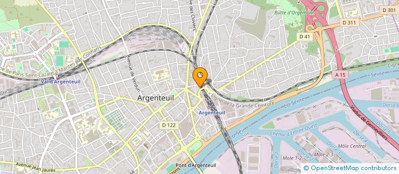 localisation de l'entreprise MONSIEUR HABIB BENSAID ZEMALLACH OUARRI  ARGENTEUIL