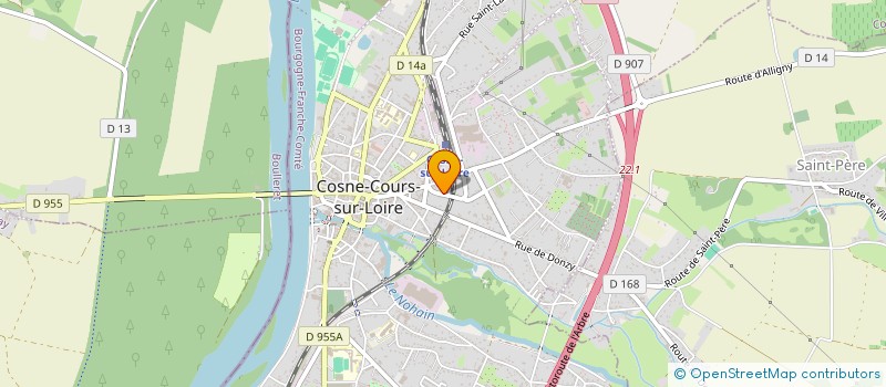 localisation de l'entreprise MONSIEUR HABIB BENSALAH  COSNE COURS SUR LOIRE