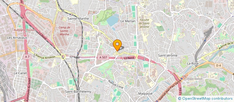 localisation de l'entreprise MONSIEUR HABIB BERROUIGUET  MARSEILLE