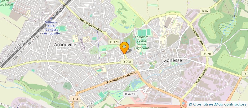 localisation de l'entreprise MONSIEUR HABIB BOUCHMILA  GONESSE