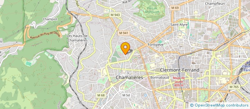 localisation de l'entreprise MONSIEUR HABIB BOUDELLAL  CHAMALIERES