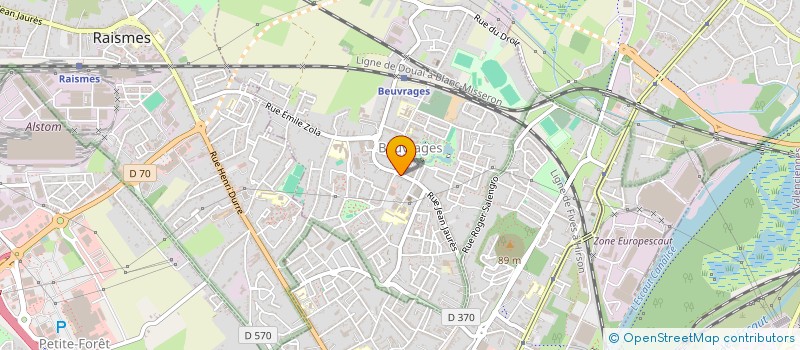 localisation de l'entreprise MONSIEUR HABIB BOUGJDI  BEUVRAGES