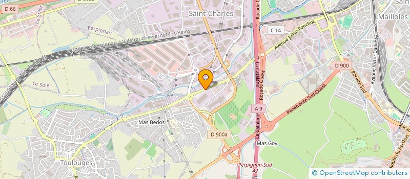 localisation de l'entreprise MONSIEUR HABIB BOUHASSOUNE  PERPIGNAN