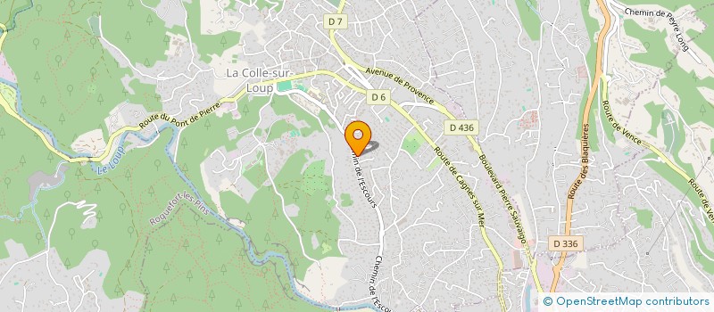 localisation de l'entreprise MONSIEUR HABIB BOULAHIA  LA COLLE-SUR-LOUP