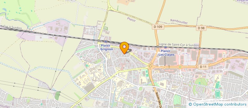 localisation de l'entreprise MONSIEUR HABIB BOURENNANI  PLAISIR