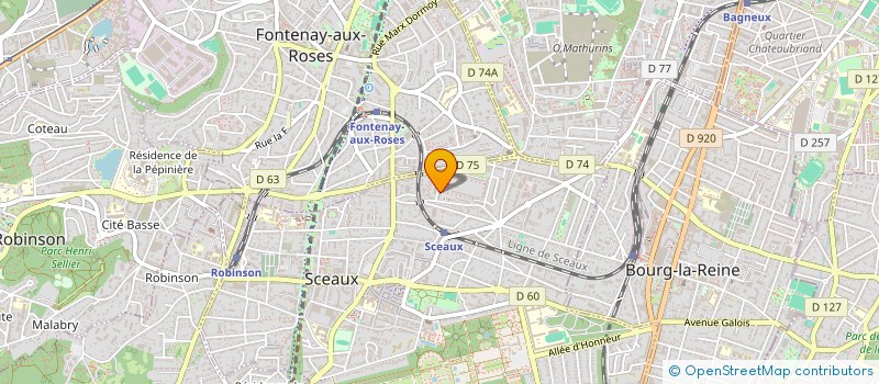 localisation de l'entreprise MONSIEUR HABIB BOUZAIANI à SCEAUX
