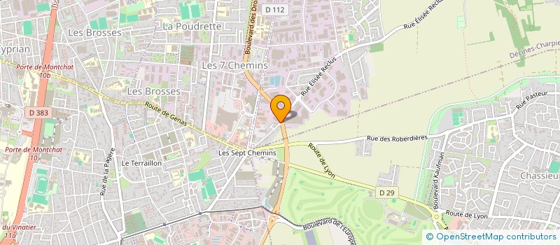 localisation de l'entreprise MONSIEUR HABIB BOUZEKRI  DECINES-CHARPIEU