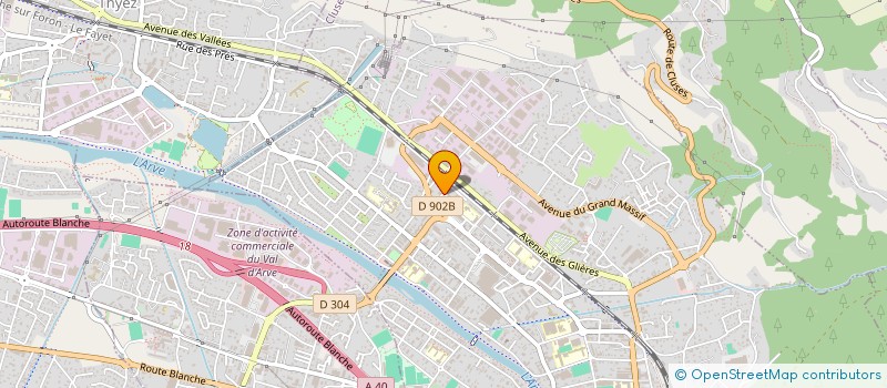 localisation de l'entreprise MONSIEUR HABIB CHAOUACHI  CLUSES