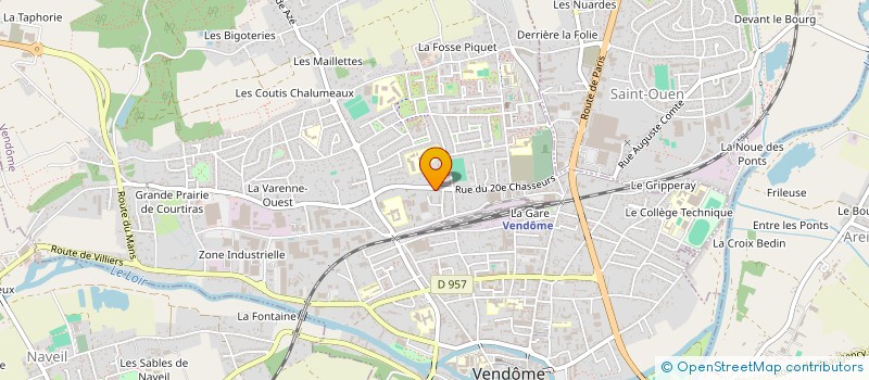 localisation de l'entreprise MONSIEUR HABIB CHEBBI  VENDOME