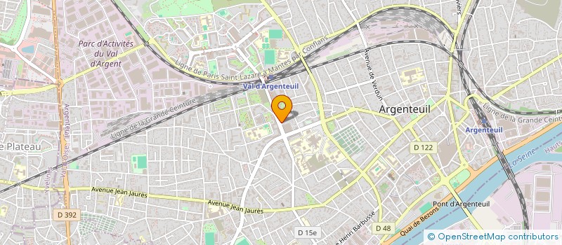 localisation de l'entreprise MONSIEUR HABIB DAMS  ARGENTEUIL