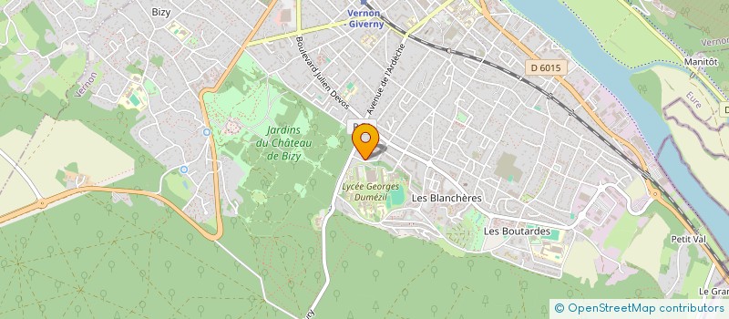 localisation de l'entreprise MONSIEUR HABIB DUKULY  VERNON