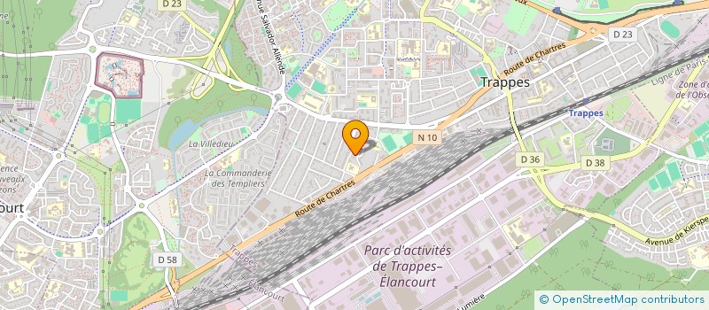 localisation de l'entreprise MONSIEUR HABIB EL KHAOUJA  TRAPPES