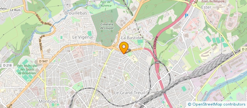 localisation de l'entreprise MONSIEUR HABIB FELLAH à LIMOGES