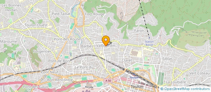 localisation de l'entreprise MONSIEUR HABIB GHALI  TOULON