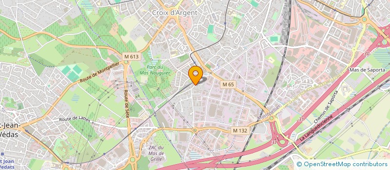 localisation de l'entreprise MONSIEUR HABIB-GILDAS MBADA GODO à MONTPELLIER
