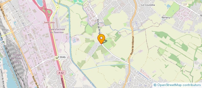 localisation de l'entreprise MONSIEUR HABIB GUENFOUD  CASTELGINEST