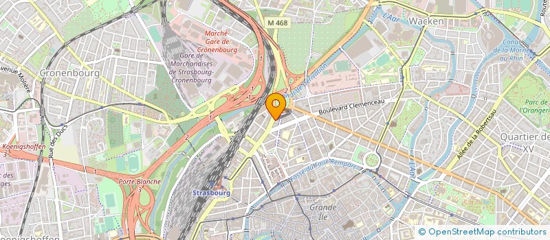 localisation de l'entreprise MONSIEUR HABIB GUIGUI à STRASBOURG