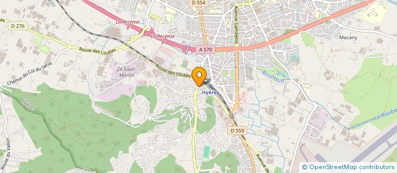 localisation de l'entreprise MONSIEUR HABIB GULZADA  HYERES