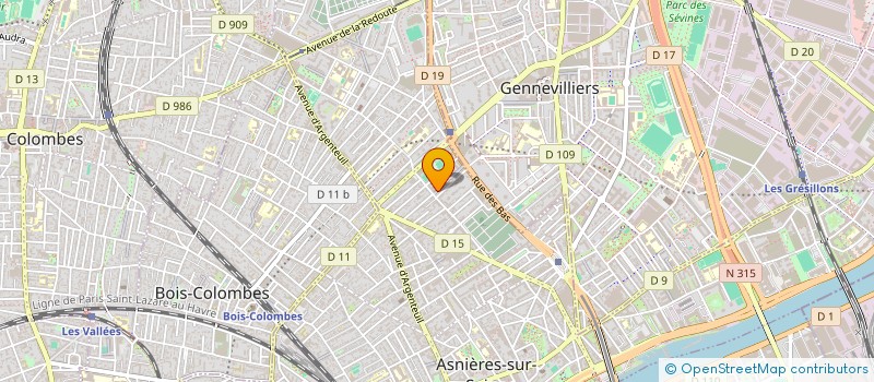 localisation de l'entreprise MONSIEUR HABIB HAGE à ASNIERES-SUR-SEINE