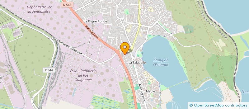 localisation de l'entreprise MONSIEUR HABIB HAIDERZI  FOS-SUR-MER