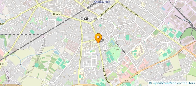 localisation de l'entreprise MONSIEUR HABIB HALLAK à CHATEAUROUX