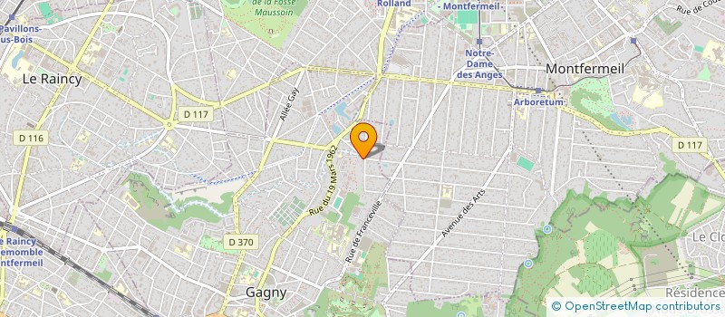 localisation de l'entreprise MONSIEUR HABIB HAMADOUCHE  GAGNY