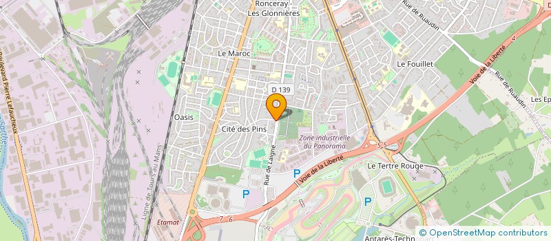 localisation de l'entreprise MONSIEUR HABIB HAMDANE  LE MANS