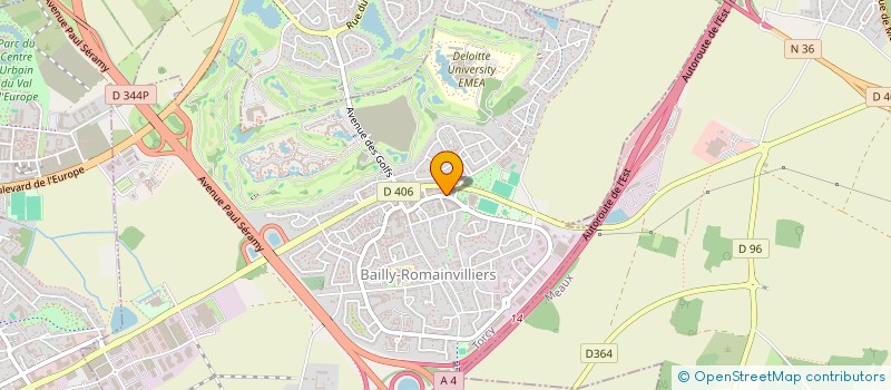 localisation de l'entreprise MONSIEUR HABIB HAMOUDI  BAILLY-ROMAINVILLIERS